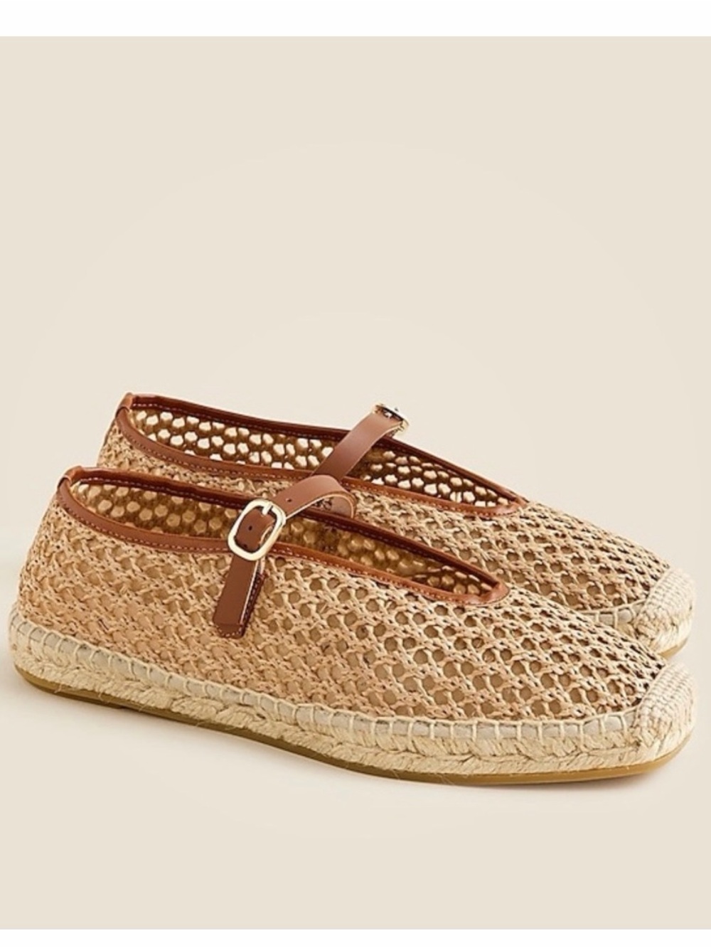 Jcrew Made-in-Spain espadrilles woven raffia 7